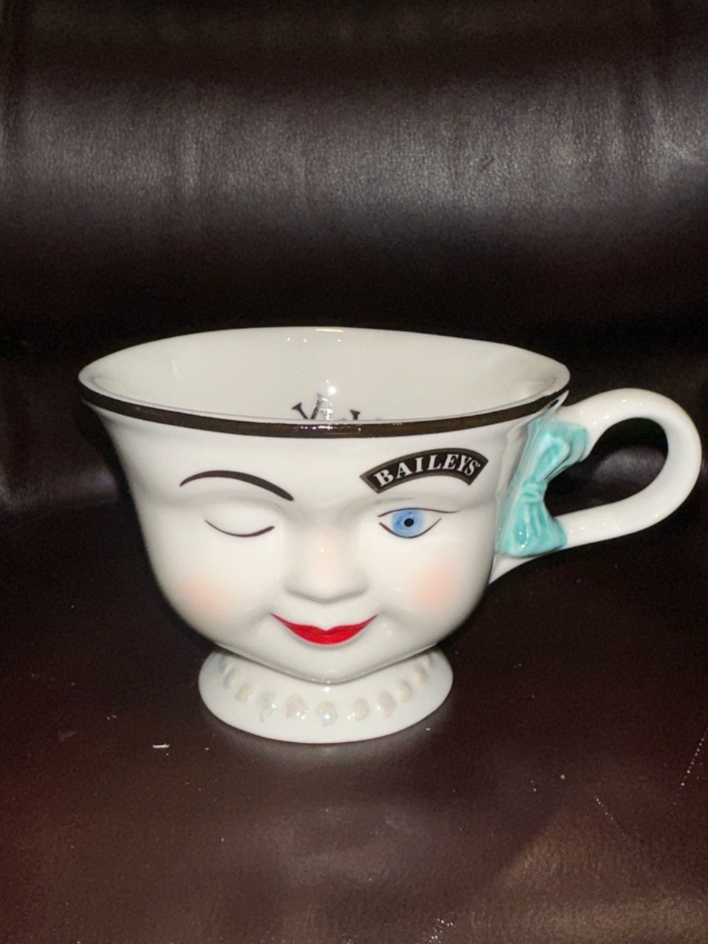 Vintage Bailey's Irish Cream Winking Face Teacup
